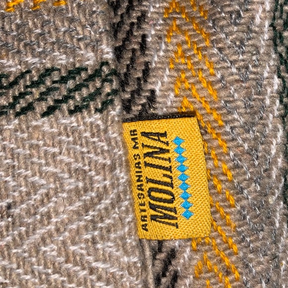 Vintage Artesanias Mr Molina Baja Hoodie “Drug Rug” Size Small - Made in Mexico - Picture 2 of 8